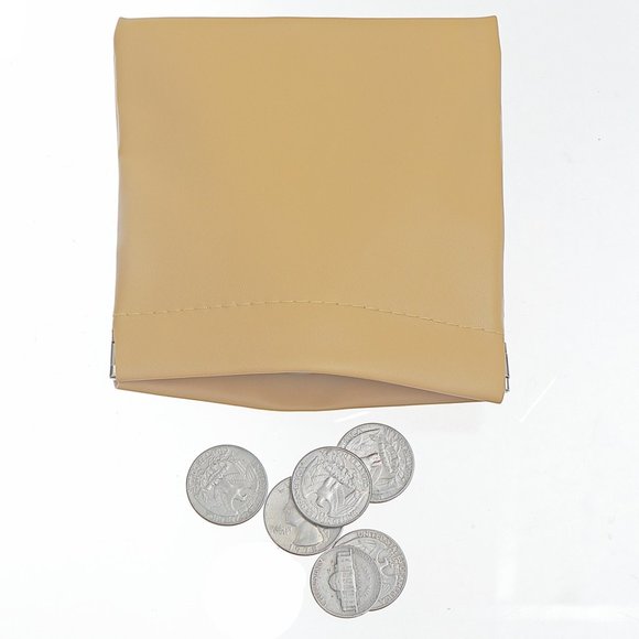 Mini Coin Pouch Purse, Leather Small Coin Wallet, Squeeze Coin Pouch Purse Chang - Picture 1 of 1